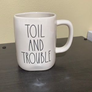 New Rae Dunn Toil and Trouble cauldron ceramic mug